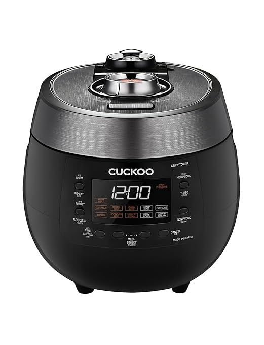 CUCKOO Twin Pressure Rice Cooker 6-Cup Uncooked / 12-Cup Cooked by CUCKOOElectronicsAmerica