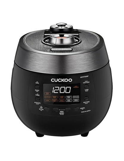 CUCKOO Twin Pressure Rice Cooker 6-Cup Uncooked / 12-Cup Cooked by CUCKOOElectronicsAmerica