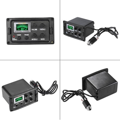 Acoustic Guitar Tuner, 3-Band EQ Equalizer LCD Display Volume Control Bass - Image 9