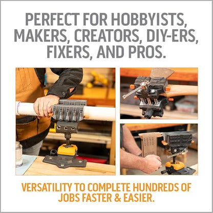 360° Rotating Bench Vise with 5" Jaw Pads - Image 6