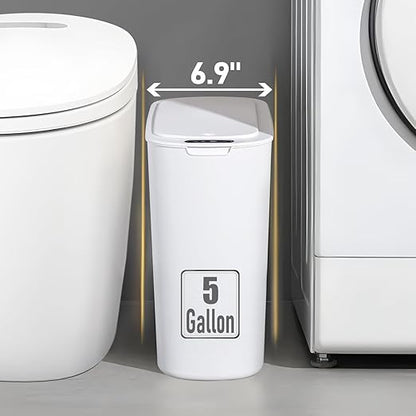 TIPGO 5 Gallon Motion Senor Bathroom Trash Can - Image 2