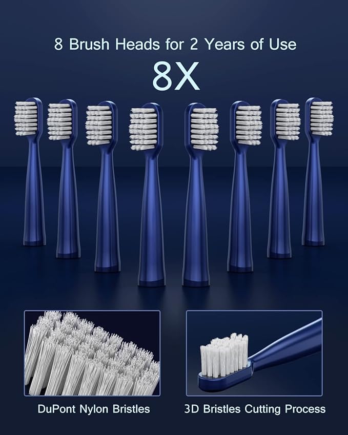 AJELU IPX7 Waterproof Sonicare Electric Toothbrush, 2-Hour Fast Charge - Image 7
