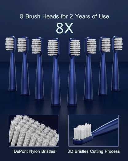 AJELU IPX7 Waterproof Sonicare Electric Toothbrush, 2-Hour Fast Charge - Image 7