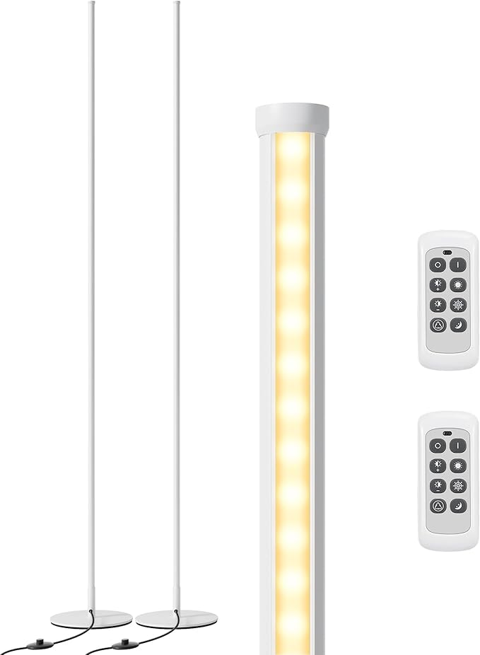 EDISHINE Minimalist LED Corner Floor Lamp - Image 8