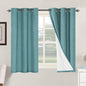 H.VERSAILTEX Primitive Linen Curtains 100% Blackout Curtain Drapes Burlap by HVERSAILTEX