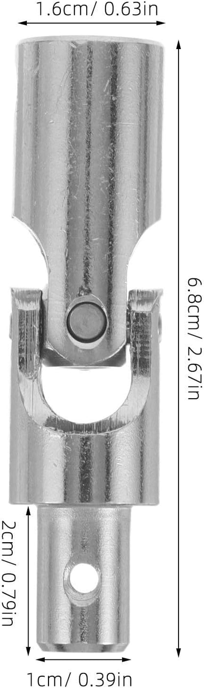 Universal Joint Coupler for Awning Window Opener and Hand Crank, Aluminium Alloy Metal Replacement with Strong Connection and Quiet Rotation for Home and Outdoor Use