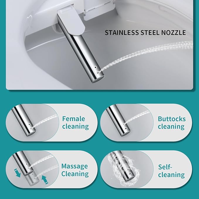 KERDE 08 Smart Electric Bidet Toilet Seat - Image 3