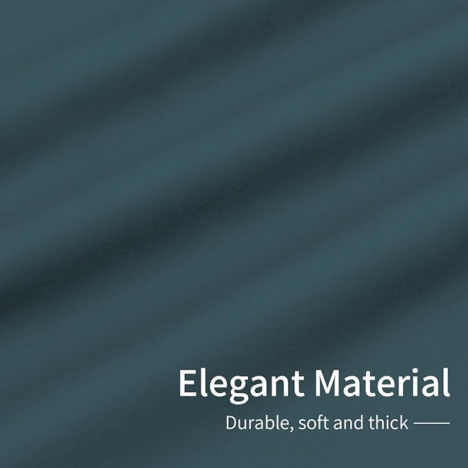 Easy-Going Blackout Curtains for Bedroom, Solid Thermal Insulated Grommet and - Image 6