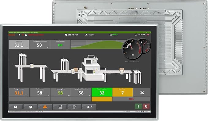 21.5-Inch Industrial Touch Screen Monitor, Ratio 16:9 Embedded PCAP Touchscreen by IRXSEE