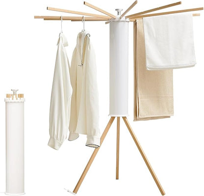 JOOM Tripod Clothes Drying Rack, Garment Rack Portable and Foldable Space by JOOM