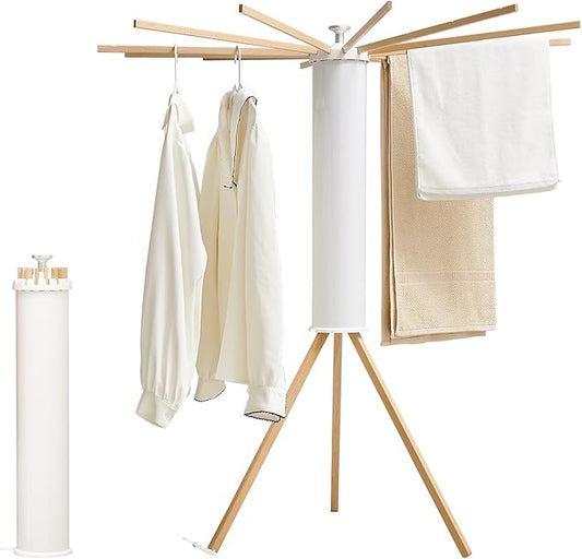 JOOM Tripod Clothes Drying Rack, Garment Rack Portable and Foldable Space by JOOM