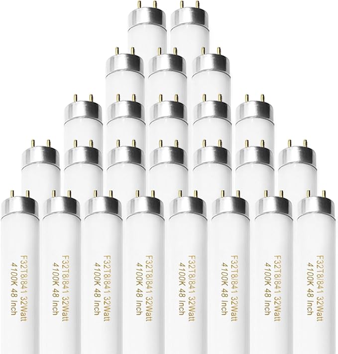 25 Pack F32T8/841 Fluorescent Tube 48 Inch, T8 Fluorescent Light Bulb 4 Foot 32 - Image 8