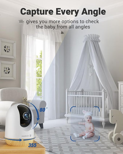 MUBVIEW 5G WiFi Indoor Security Camera No Subscription, Pet Camera - Image 6