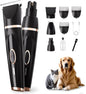 Dog Clippers Grooming Kit with Paw Trimmer, 3 in 1 Low Noise Electric by Unknown