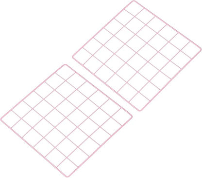 PATIKIL 12"x12" Wire Grid Panel, 2 Pack Board Photo Pictures Memo Display Grid by PATIKIL