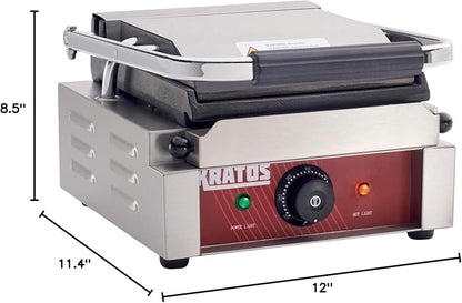 Kratos Commercial Electric Panini Sandwich Grill - Image 10