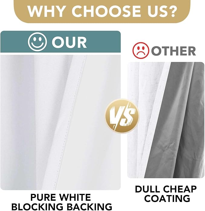 H.VERSAILTEX 100% Blackout Curtains - Image 3