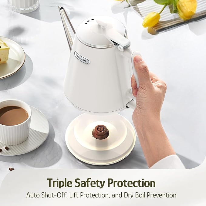 Hazel Quinn Electric Kettle - 1L/34oz Small Tea Kettle - Image 4
