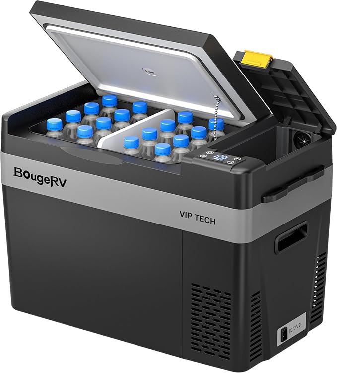 BougeRV 12V 30 Quart Refrigerator, CRPRO VIP, Compressor Electric Cooler by BougeRV