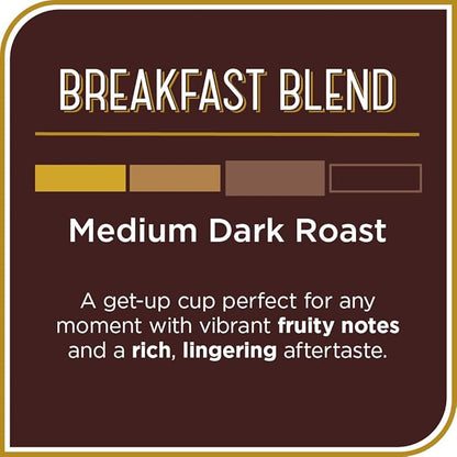 Don Francisco's Breakfast Blend Coffee Pods, Medium-Dark Roast, Compatible - Image 2