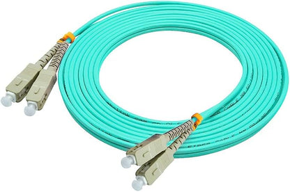 Jeirdus 20Meters 65ft Duplex 50/125 10G OM3 Multi-Mode Fiber Optic Cable Jumper - Image 4