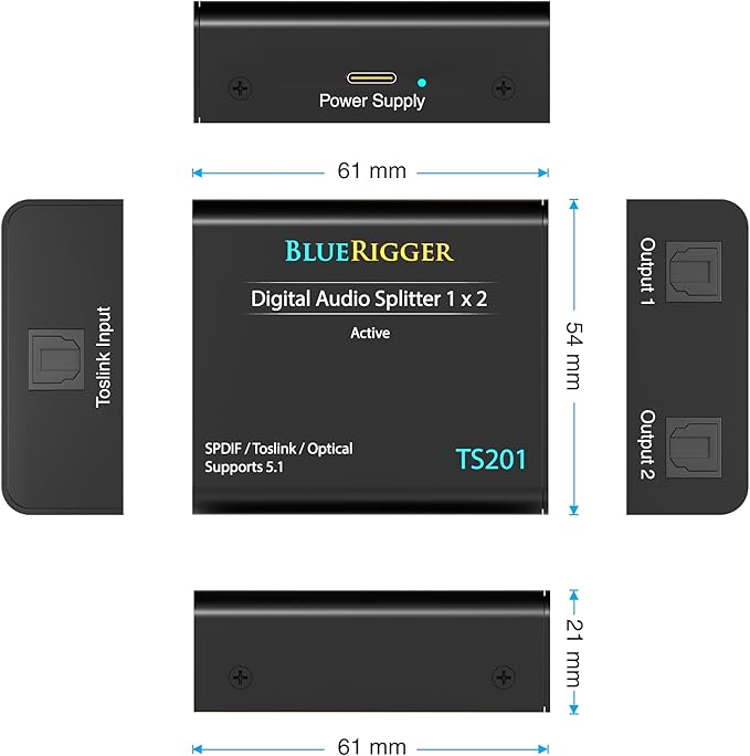 BlueRigger Digital Optical Audio Splitter - Image 9