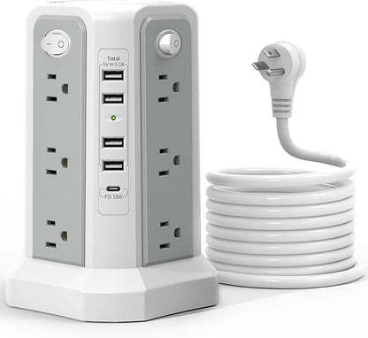 Surge Protector Power Strip Tower by PASSUSSurgeProtectorTower