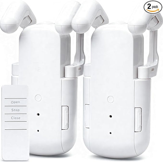 Tripvyantic Automatic Curtain Opener Smart Motorized: 2-Pack Heavy Duty 20KG by Unknown