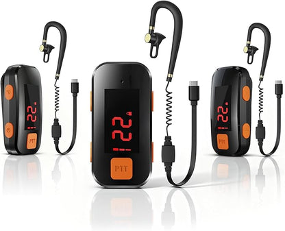 3 Pack Mini Walkie Talkies, Waterproof Small Walkie Talkies Two Way Radio by HAOOGreenWolfMiniWalkieTalkie
