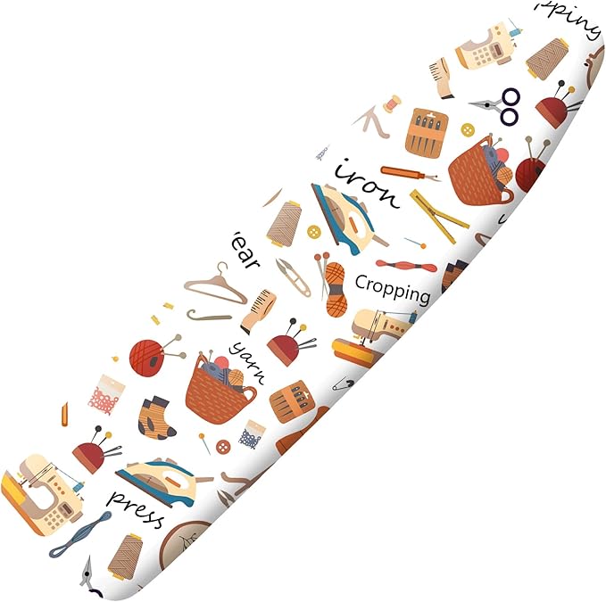 Extra Thick Ironing Board Cover and Pad, 15x54 Ironing Board Cover, Resist by Cliduli