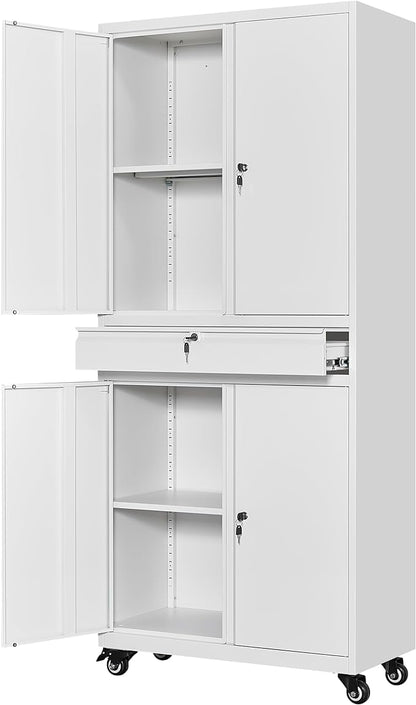 Yizosh Metal Garage Storage Cabinet by Yizosh