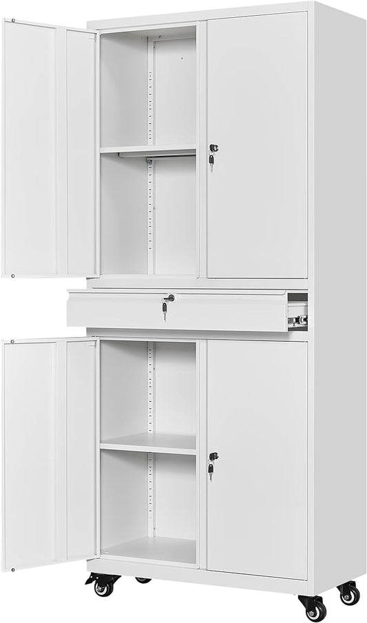Yizosh Metal Garage Storage Cabinet by Yizosh