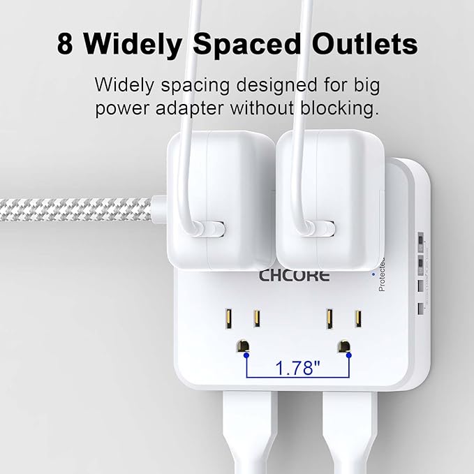 Surge Protector Power Strip - Image 3