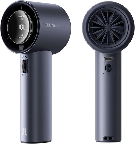 JISULIFE Portable Handheld Fan, Speed Adjustable Turbo Mini and 3600mAh Battery by LivechillStaycool