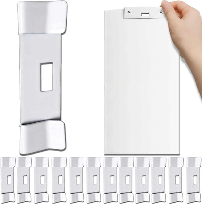Vertical Blind Repair Vane Savers, Metal Vertical Blind Repair Tabs for Vertical Blinds Replacement Slats, White (12)