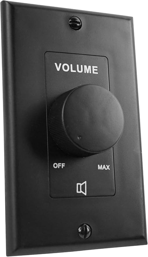 Rockville VOL7035 Black 35W 70V Wall Volume Control Zone Controller, 11-Step by Rockville