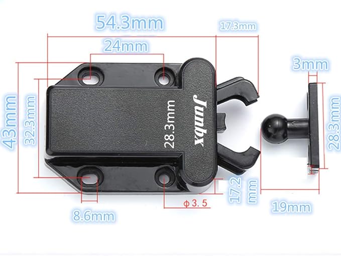 Cabinet latches, Push Latch, Rebound self-Locking Device, - Image 6