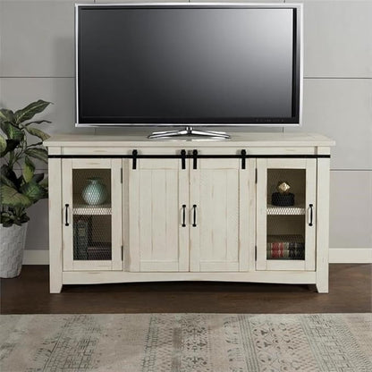 Martin Svensson Home Rustic 65” Solid Wood TV Stand - Image 2