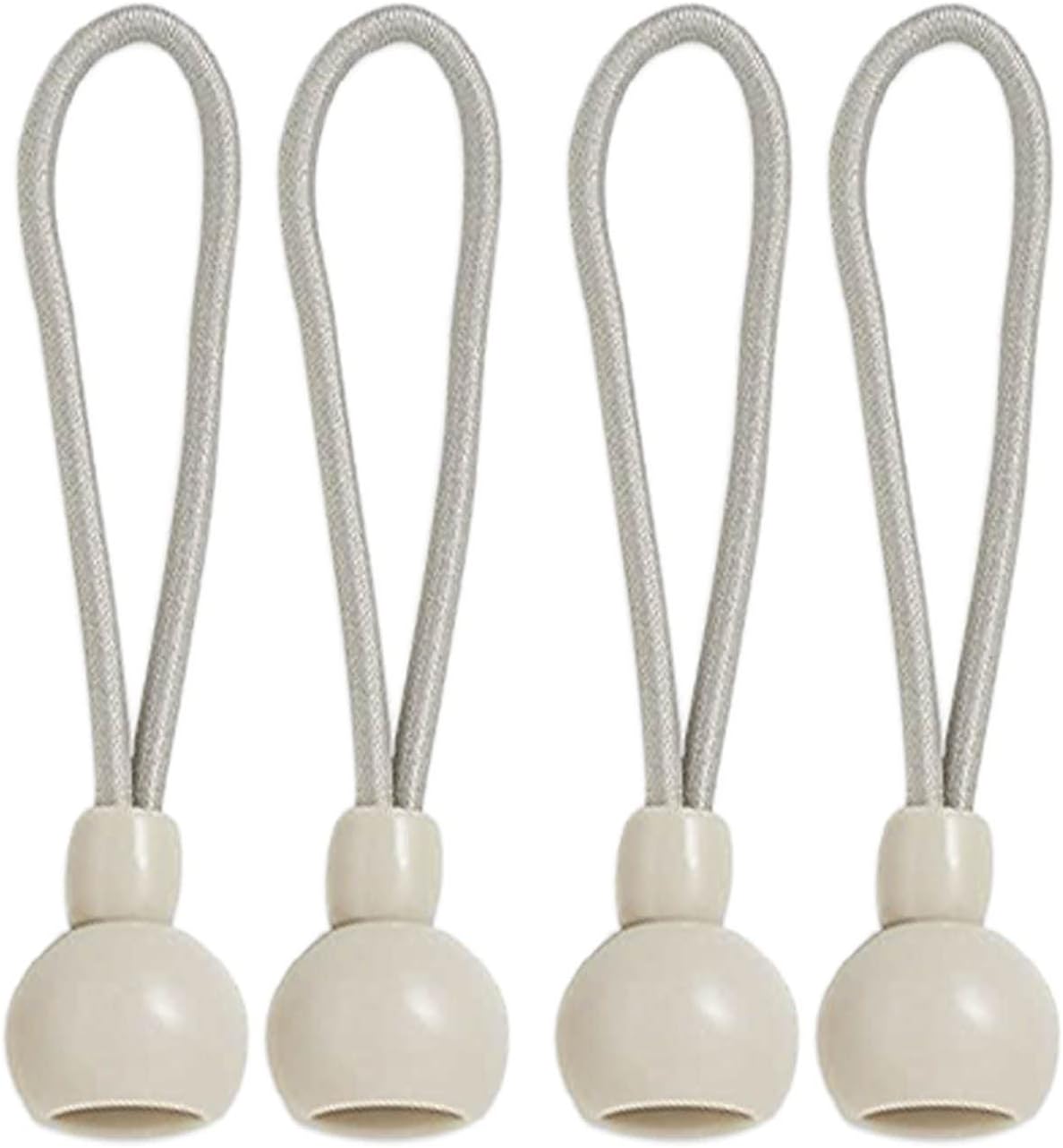 Universal Bungee Tie Down,Outdoor Blinds Parts,Weather Resistance,for Exterior Roller Shades and Outdoor Roller Blinds,Original Length 4 Inch(Sand,4 pcs)