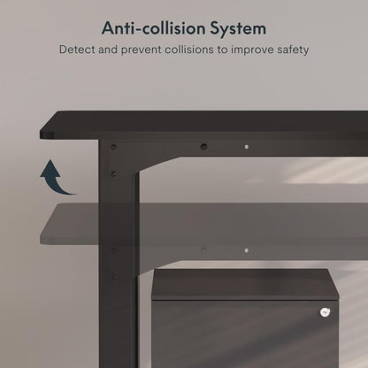 SANODESK 4-Leg Standing Desk, Electric Height Adjustable Desk - Image 7