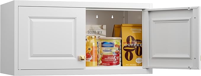 Metal Storage Cabinet with Doors, Small Kitchen Storage Cabinets, Steel by MetalMax