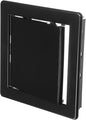 6" x 6" Black Plastic Access Panel. Service Shaft Door Panel. Plumbing by Unknown