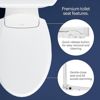 Brondell Bidet Toilet Seat Non-Electric Swash Ecoseat, Fits Elongated Toilets - Image 7