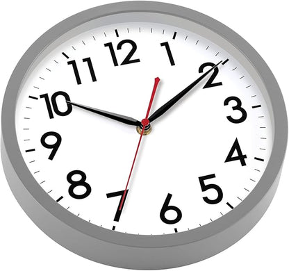 AKCISOT Wall Clock 10 Inch Silent Non-Ticking Modern Clocks Battery Operated - Image 7