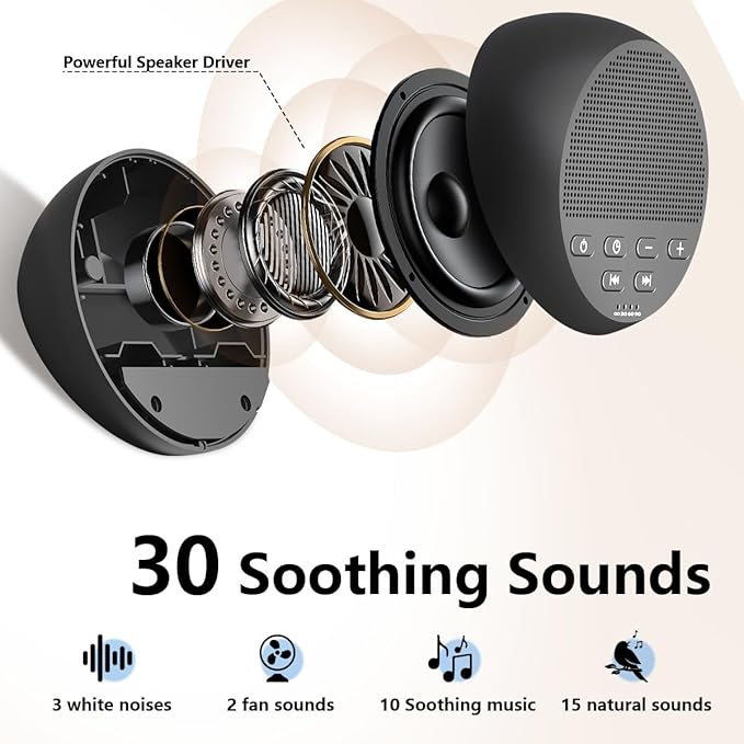 Portable Rechargeable Sound Machine White Noise Machine - Image 2