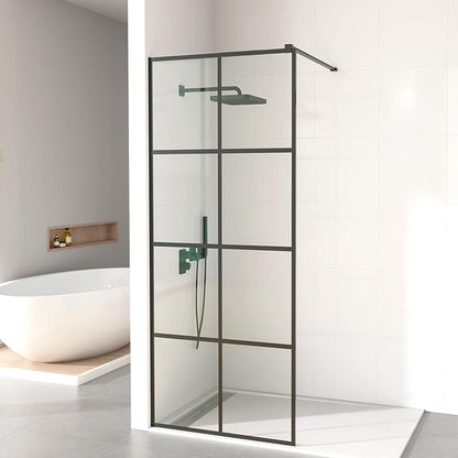 Mainzel 36" W x 76" H Fixed Shower Glass Panel, Frameless 3/8" ANSl Tempered by Mainzelhigh-endshowerdoors
