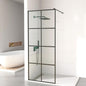 Mainzel 36" W x 76" H Fixed Shower Glass Panel, Frameless 3/8" ANSl Tempered by Mainzelhigh-endshowerdoors