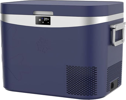 Car Refrigerator, Portable Car Fridge 12V Refrigerator 19 Quart Freezer by Megiu