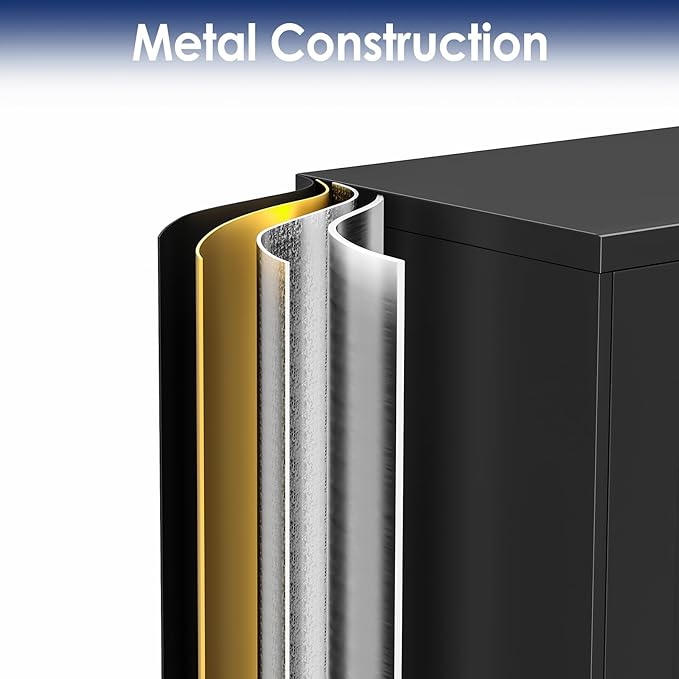 35" H Metal Garage Storage Cabinet, Rolling Tool Cabinet - Image 6