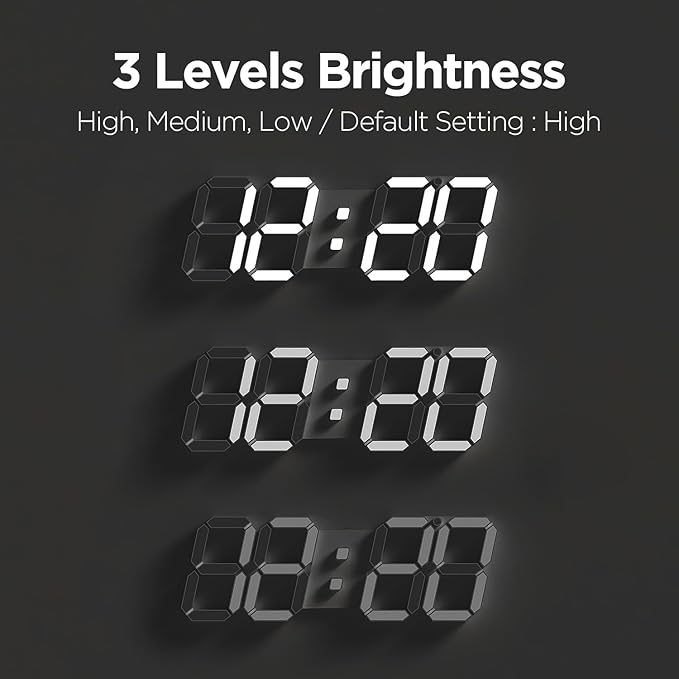 mooas 3D LED Clock - Image 5